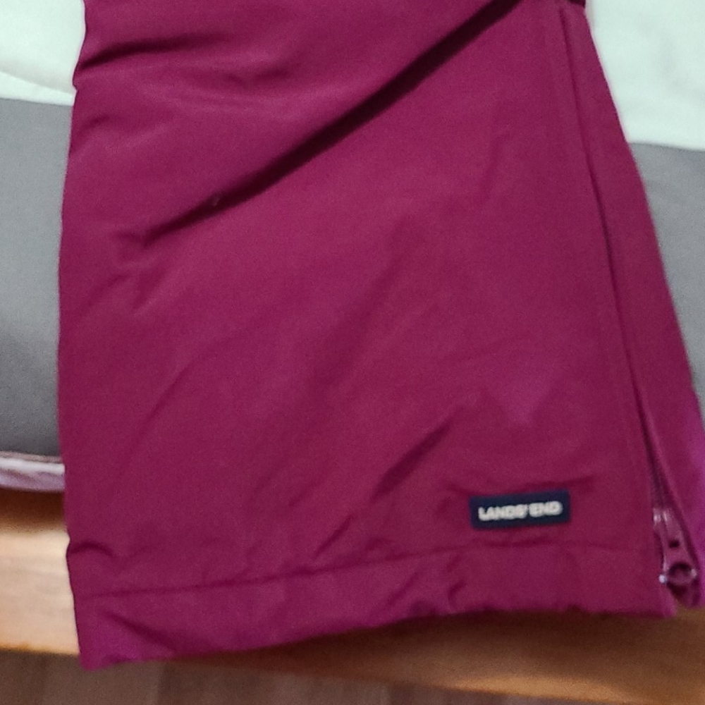 Lands end Maroon ski pant